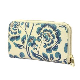   Gregorio G01 8822 dámska kožená peňaženka s krémovým vzorom 20 x 11 x 2,8 cm