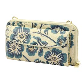    Gregorio G01 8823 vzorovaná dámska kožená peňaženka, držiak na mobil 20 x 11 x 5 cm