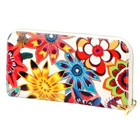    Gregorio G03 8822 vzorovaná dámska kožená peňaženka, držiak na mobil 20 x 11 x 2,8 cm