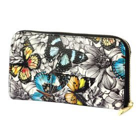    Gregorio G01 8822 dámska kožená peňaženka s tyrkysovým vzorom 20 x 11 x 2,8 cm