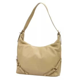  Luka 24-006 sand dámska kožená kabelka 32 x 27 x 11 cm