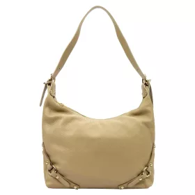  Luka 24-006 sand dámska kožená kabelka 32 x 27 x 11 cm