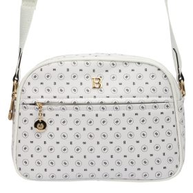  BRICIOLE 4157# biela dámska kožená taška 9 x 19 x 26 cm