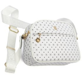  BRICIOLE 4157# biela dámska kožená taška 9 x 19 x 26 cm