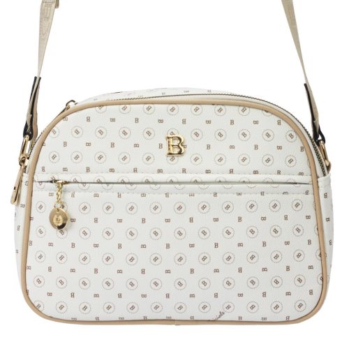  BRICIOLE 4157# biela dámska kožená taška 9 x 19 x 26 cm