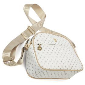  BRICIOLE 4157# biela dámska kožená taška 9 x 19 x 26 cm