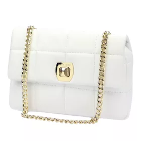    Pierre Cardin FRZ 1957 SAVAGE biela dámska kožená kabelka 29 x 21 x 11 cm