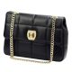  Pierre Cardin FRZ 1957 SAVAGE čierna dámska kožená kabelka 29 x 21 x 11 cm