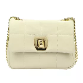    Pierre Cardin FRZ 1956 SAVAGE béžová dámska kožená kabelka 22 x 16 x 8 cm