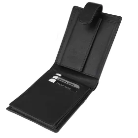    Výber pánskej komplexnej koženej peňaženky s remienkom 13,5 x 10,5 cm