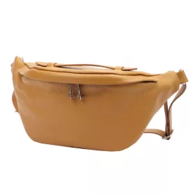    Luka 24-010 koňaková dámska kožená taška na opasok, crossbody 34 x 19 x 13 cm