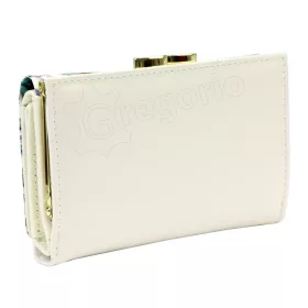    Gregorio croco vzor, tmavočervená dámska lakovaná peňaženka, RFID 12,5 × 9 cm
