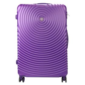    Leonardo da Vinci veľký fialový ABS tvrdostenný kufor 54 x 85 x 32 cm