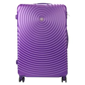    Leonardo da Vinci veľký fialový ABS tvrdostenný kufor 54 x 85 x 32 cm