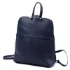  Dámsky ruksak Voyager 517 DOLLARO z hovädzej kože v námorníckej modrej farbe 23 x 27 x 8 cm