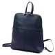  Dámsky ruksak Voyager 517 DOLLARO z hovädzej kože v námorníckej modrej farbe 23 x 27 x 8 cm
