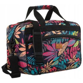    Rovicky R-TL15608 farebný listový vzor Wizz Air, Ryanair príručná batožina, cestovná taška 40 x 25 x 20 cm