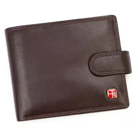   Albatross SN 2215 Z RFID hnedá pánska kožená peňaženka 13 x 10 x 3 cm