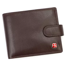   Albatross SN 2215 Z RFID hnedá pánska kožená peňaženka 13 x 10 x 3 cm