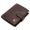  Albatross SN MW101 Z RFID hnedá pánska kožená peňaženka 10 x 12 x 2,8 cm