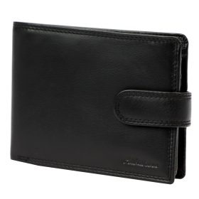    Albatross SN MW2215 RFID čierna pánska kožená peňaženka 13 x 10 x 3 cm