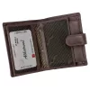 Albatross SN MW102 Z RFID hnedá pánska kožená peňaženka 10 x 12 x 3 cm