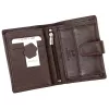  Albatross SN MW102 Z RFID hnedá pánska kožená peňaženka 10 x 12 x 3 cm