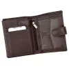  Albatross SN MW02 Z RFID pánska hnedá hovädzia kožená peňaženka 10,5 x 12,5 x 3 cm