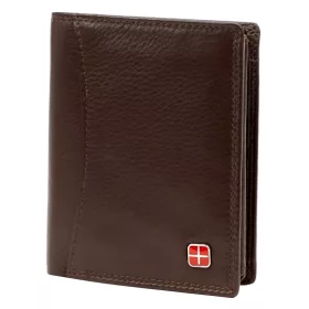    Albatross SN MW09 Z RFID hnedá pánska kožená peňaženka 10,5 x 13 x 3 cm