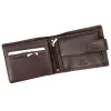  Albatross SN MW103 Z RFID hnedá pánska kožená peňaženka 12,5 x 9,5 x 3 cm