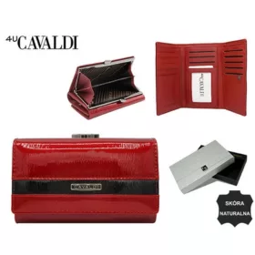    Cavaldi H23-2-SH9 červená dámska kožená peňaženka 14,5 x 8,5 cm