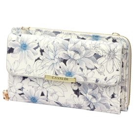    Vzorovaná dámska kožená peňaženka Cavaldi M-19 18,5 x 11 x 5 cm