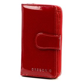    Gregorio CB-116 červená dámska kožená peňaženka 9,5 x 16,5 x 3,8 cm
