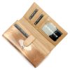  Gregorio FF-102 taupe dámska kožená peňaženka 18,5 x 10 x 4 cm
