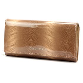    Gregorio FF-106 taupe dámska kožená peňaženka 19 x 10 x 3,8 cm