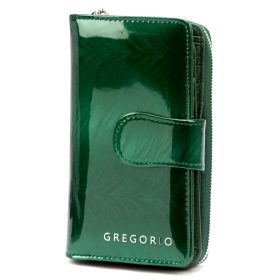    Gregorio FF-116 zelená dámska kožená peňaženka 9,5 x 16,5 x 3,5 cm
