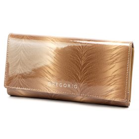    Dámska kožená peňaženka Gregorio FF-122 béžovej farby 19,5 x 10 x 4 cm