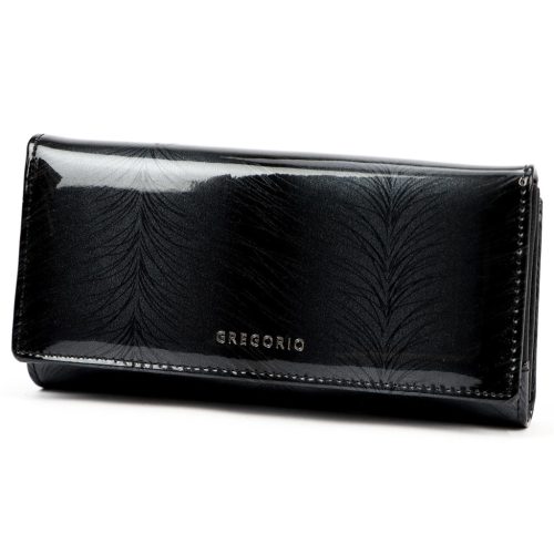  Kožená peňaženka Gregorio FF-122 čierna 19,5 x 10 x 4 cm
