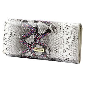    Gregorio SN-106 šedá dámska kožená peňaženka 18 x 9 x 4 cm