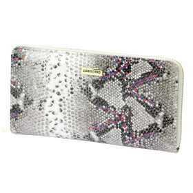   Gregorio SN-119 šedá dámska kožená peňaženka 20 x 10 x 2,5 cm