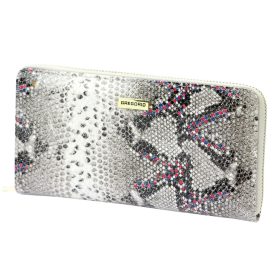   Gregorio SN-119 šedá dámska kožená peňaženka 20 x 10 x 2,5 cm