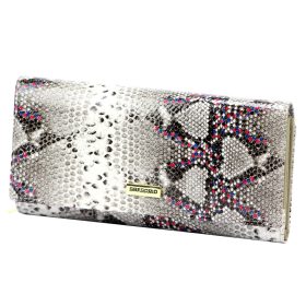    Gregorio SN-122 šedá dámska kožená peňaženka 19,5 x 10 x 4 cm