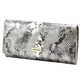    Gregorio SNR-102 sivá dámska kožená peňaženka 18,5 x 10 x 4 cm
