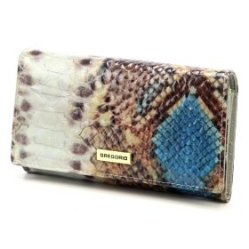    Dámska kožená peňaženka Gregorio VL-101 so vzorom zvieracej kože