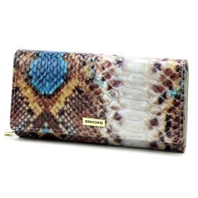    Dámska kožená peňaženka Gregorio VL-106 so vzorom zvieracej kože