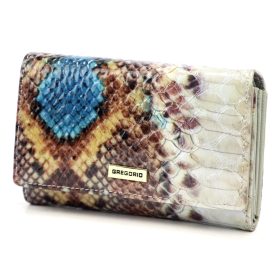    Dámska kožená peňaženka Gregorio VL-112 so vzorom zvieracej kože
