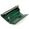  Gregorio BTS-100 zelená dámska kožená peňaženka 18,5 x 9,5 x 3,5 cm