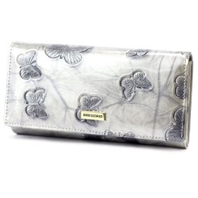    Gregorio BTS-102 krémová dámska kožená peňaženka 18,5 x 9,5 x 3,5 cm