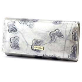    Gregorio BTS-102 krémová dámska kožená peňaženka 18,5 x 9,5 x 3,5 cm