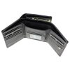  Dámska kožená peňaženka Gregorio BTS-108 s čiernym motýlím vzorom 14,5 x 9,5 x 4 cm